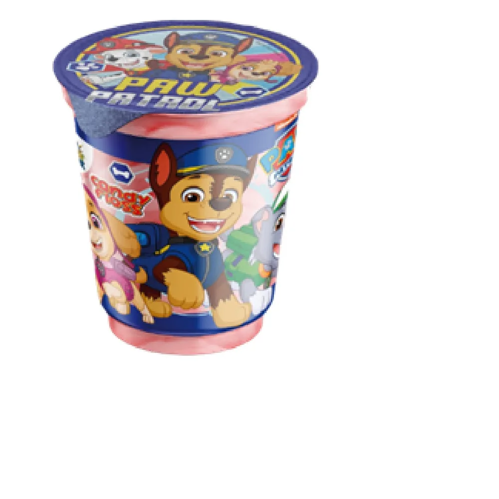 CUKURVATE AR ZEMEŅU UN BANĀNU GARŠU PAW PATROL, MINIONS, PEPPA PIG, 20G