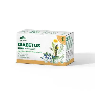 Natēja Diabetus, zāļu tēja N20