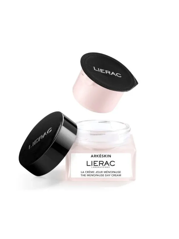Lierac arkéskin dienas krēms sejas ādas kopšanai menopauzes laikā, uzpildes iepakojums, 50 ml