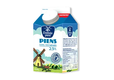 PIENS LIMBAŽU 2,5% 500ML