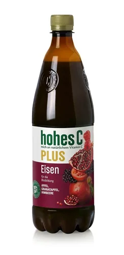 SULA HOHES C ĀBOLU, GRANĀTĀBOLU, AVEŅU 100%, AR DZELZI, PET, 1L (DEP)