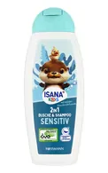ISANA KIDS 2IN1 SENSITIV ŠAMPŪNS UN DUŠAS ŽELEJA JUTĪGAI ĀDAI, 300ML