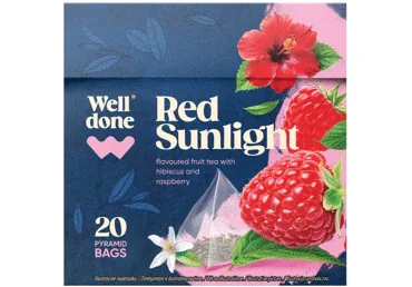 AUGĻU TĒJA WELL DONE RED SUNLIGHT 20X2,5G