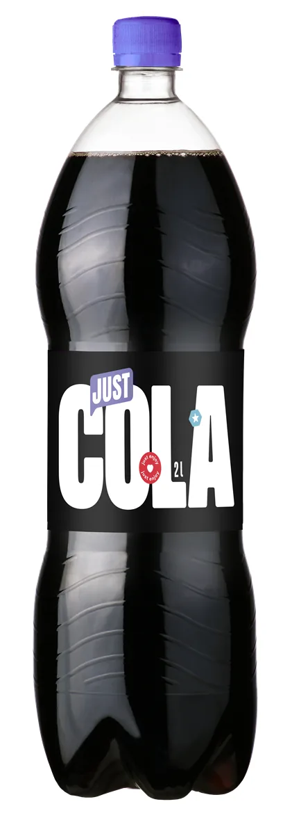 GĀZĒTS ATSPIRDZ.DZĒRIENS JUST COLA CLASSIC AR KOLAS GARŠU, AR CUKURIEM UN SALDINĀTĀJU, PET, 2L (DEP)