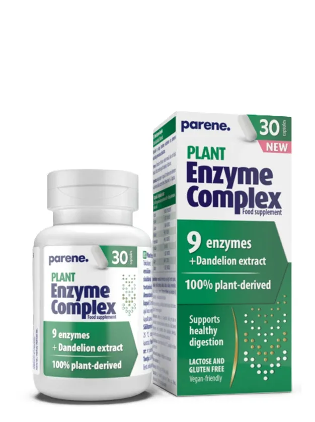 Parene plant enzyme complex kapsulas, 30 gb.