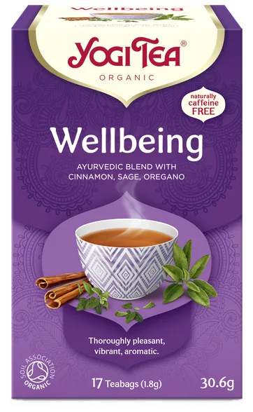 Yogi Tea Wellbeing BIO tēja maisiņos, 17 gab.