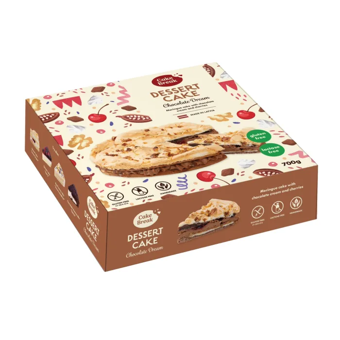 DESERTA TORTE CAKE BREAK ŠOKOLĀDES SAPNIS 700G