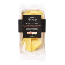 MEZZELUNE SALLING PRINCIP AR SIERU PARMIGIANO REGGIANO UN ŠĶIŅĶI PROSCIUTTO DI PARMA  200G
