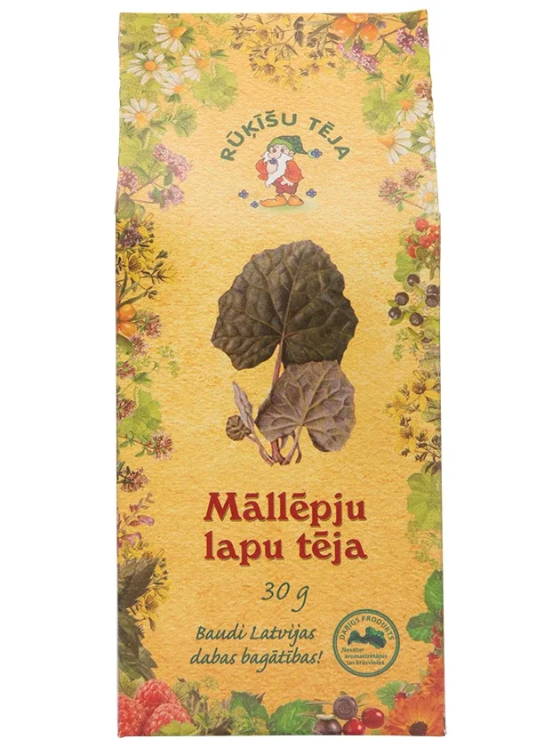 Rūķīšu māllēpju lapu tēja, 30 g