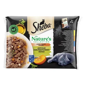 BARĪBA KAĶIEM KONS.SHEBA NATURES COLLECTION JAUKTĀ IZL.85GX4