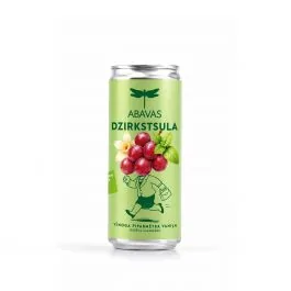ABAVAS DZIRKSTSULA-VĪNOGA, PIPARMĒTRA UN VANIĻA 0,33L, 0% [24] DEP