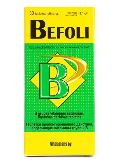 Befoli, 30 tabletes