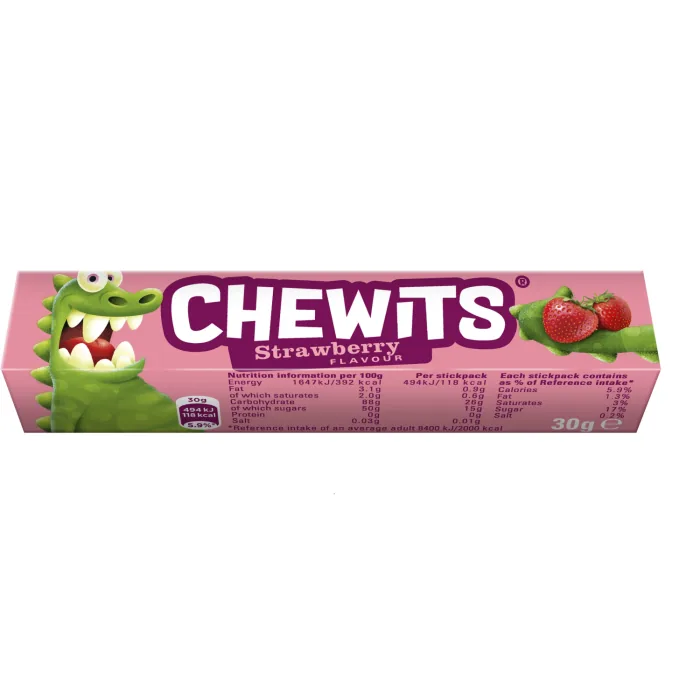KOŠĻĀJAMĀS KONFEKTES CHEWITS AR ZEMEŅU GARŠU 29G