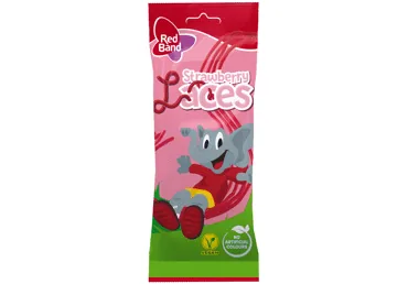 KOŠĻĀJAMĀS KONFEKTES RED BAND AR ZEMEŅU GARŠU ŠŅORES 100G