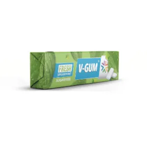 KOŠĻĀJAMĀ GUMIJA SPEARMINT AR PIPARMĒTRAS GARŠU 14G