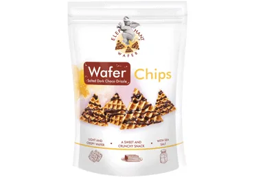 VAFEĻU ČIPSI AR SĀLĪTAS ŠOKOLĀDES GLAZŪRU 70G   