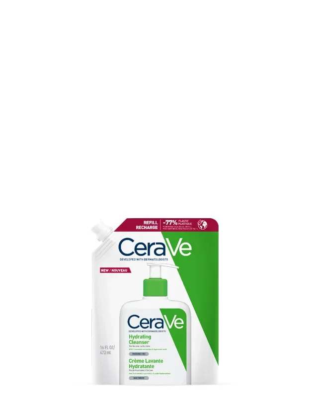 Cerave mitrinoša emulsija sejas un ķermeņa mazgāšanai refill, 473 ml