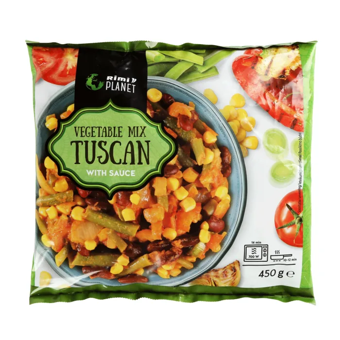 DĀRZEŅU MAISĪJUMS RIMI PLANET TOSKĀNAS AR MĒRCI 450G