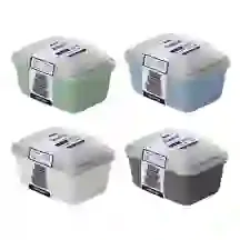 Uzglabāsanas trauku komplekts dunya 3 gab 600,1100,1800 ml AW26