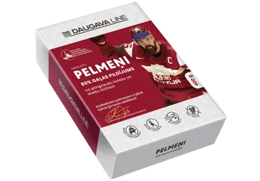 SALDĒTI PELMEŅI AR GAĻAS PILDĪJUMU DAUGAVA LINE 400G