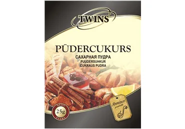 PŪDERCUKURS TWINS 25G