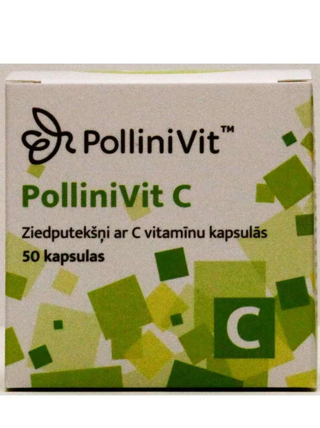 Pollinivit vitamīns C, 50 kapsulas