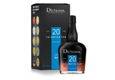 Ром Dictador 20 YO 40%, 0,7 л, в подарочной упаковке