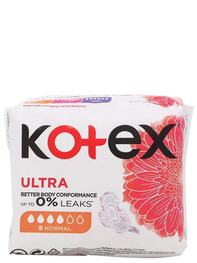 Kotex Ultra Paketes Normal, 8 gb.
