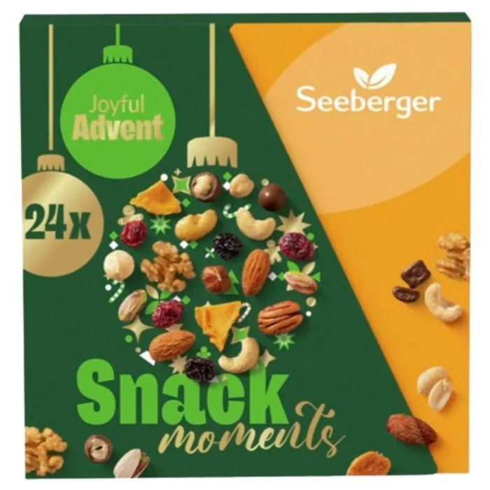 ADVENTES KALENDĀRS SEEBERGER RIEKSTU UN ŽĀVĒTU AUGĻU IZLASE 605G