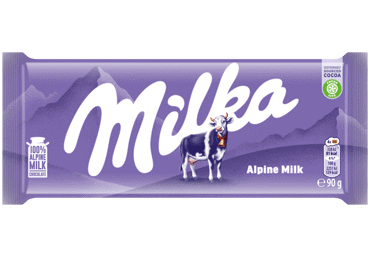 PIENA UN BALTĀS ŠOKOLĀDES MAISĪJUMS MILKA 90G