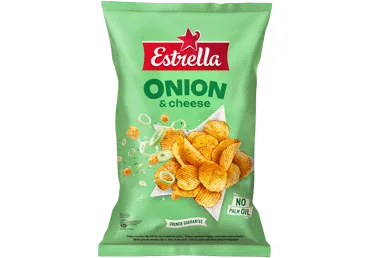KARTUPEĻU ČIPSI SĪPOLU SIERA ESTRELLA 350G
