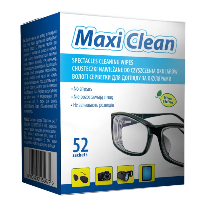MITRĀS SALVETES BRIĻĻU TĪRĪŠANAI MAXI CLEAN 52 GAB.