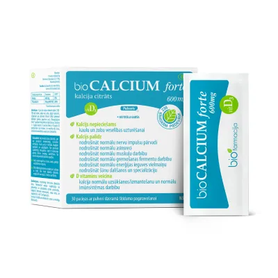 Biofarmacija Biocalcium Forte 600 mg pulveris N30