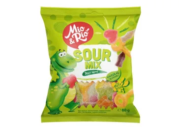 ŽELEJAS KONFEKTES MIO&RIO SOUR MIX 80G