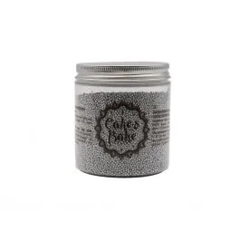 DEKORI CUKURA PĒRLĪTES MINI SUDRABA 200G CAKE&BAKE