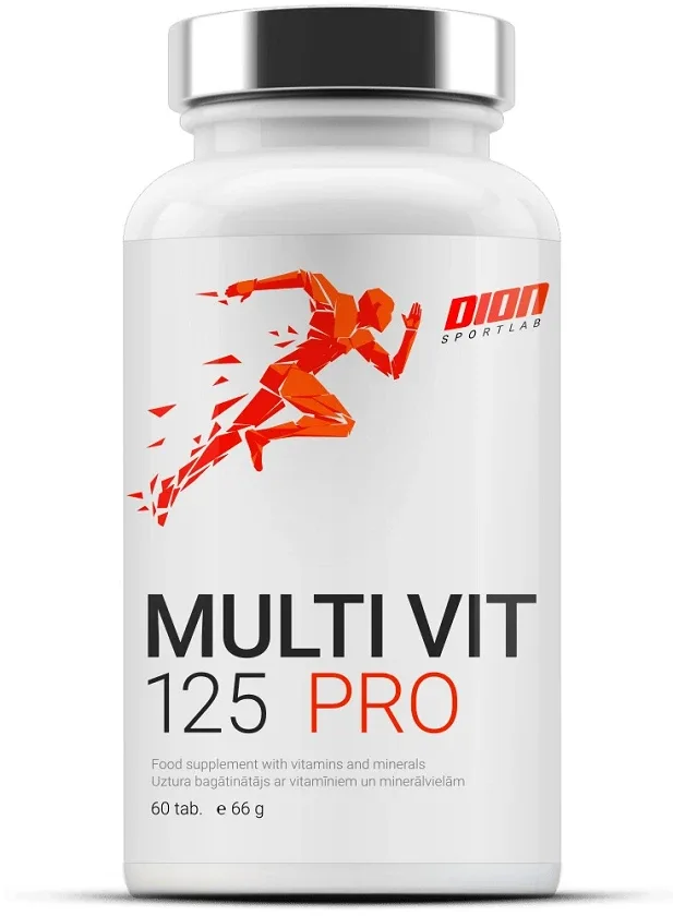 Dion Sportlab Multi-Vit 125 pro, 60 tabletes