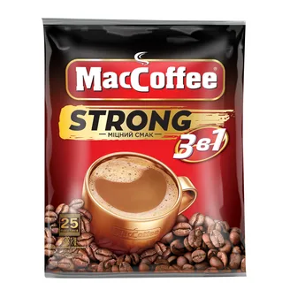 KAFIJA ŠĶĪSTOŠA MACCOFFEE STRONG 3IN1 20GX 25GAB.
