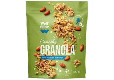 GRANOLA AR MANDELĒM WELL DONE 350G