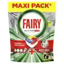 TRAUKU MAZGĀŠANAS KAPSULAS FAIRY PLATINUM PLUS LEMON 40GAB.