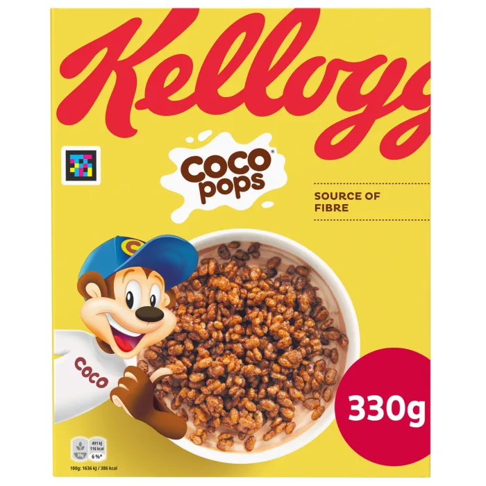 BROKASTU PĀRSLAS KELLOGG'S COCO POPS 330G
