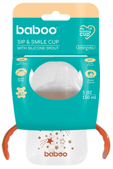 Baboo Au Naturale (150 ml) 6+ mēn mācību krūzīte, 1 gab.
