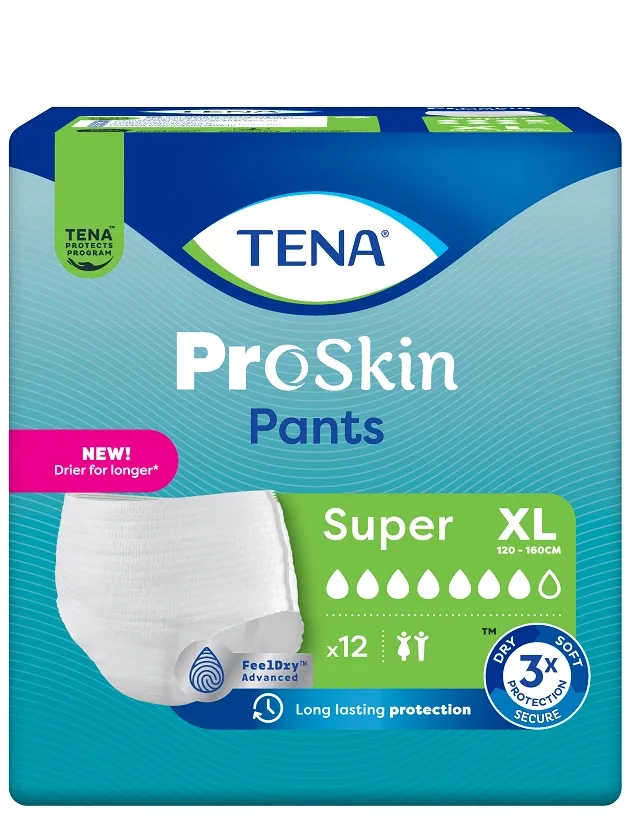Tena Pants Super XL biksītes, 12 gb.