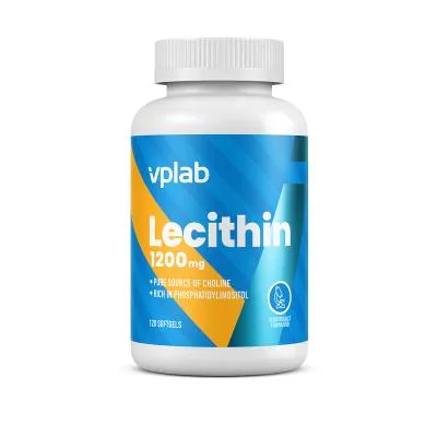 Vplab Lecithin 1200 mg mīkstās kapsulas N120
