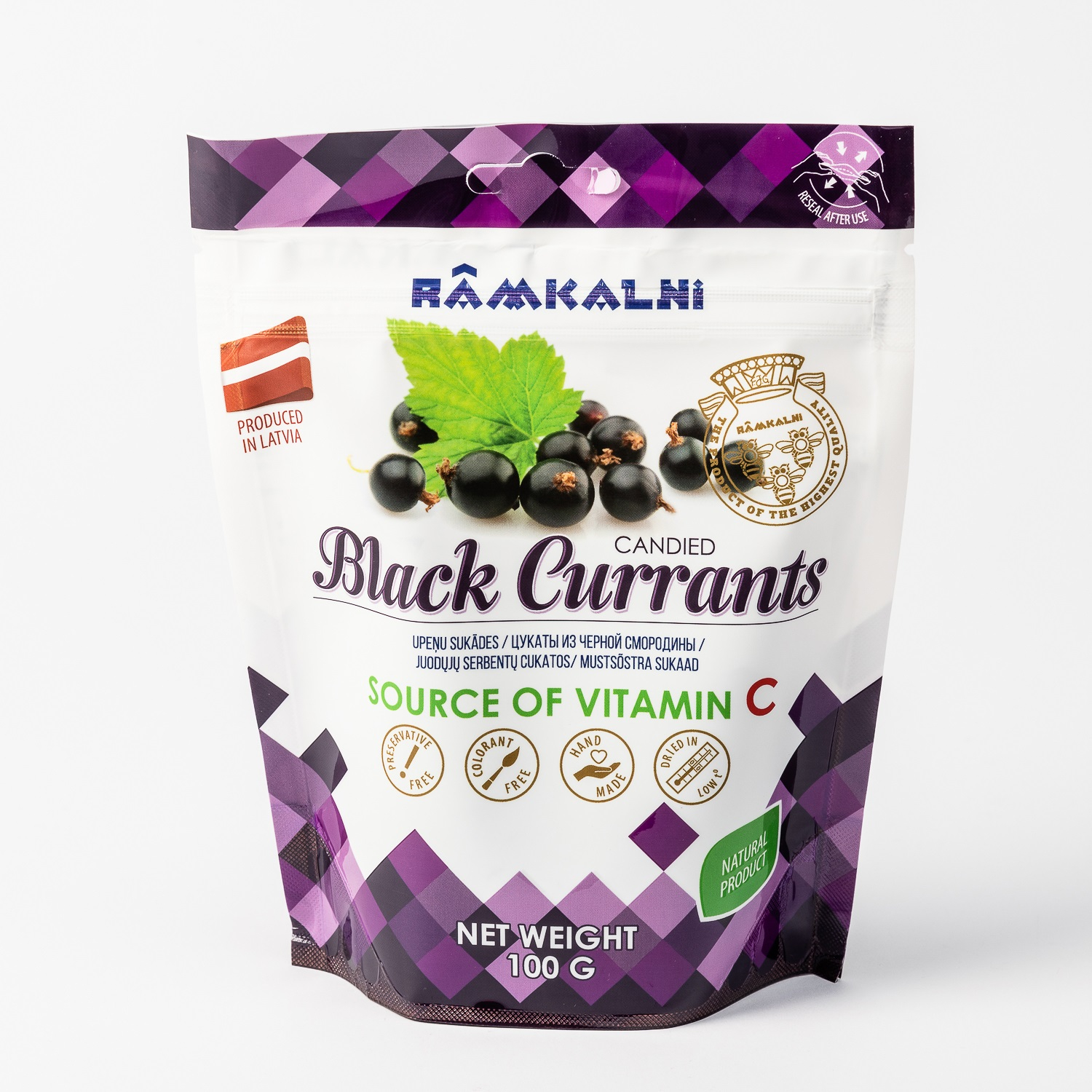 UPEŅU SUKĀDES RĀMKALNI, 100G