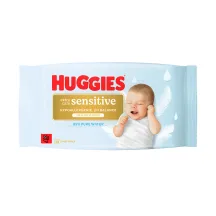 MITRĀS SALVETES HUGGIES EXTRA CARE SENSITIVE 48GAB.