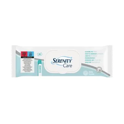Serenity Care mitrās salvetes ar kumelīšu ekstraktu N63
