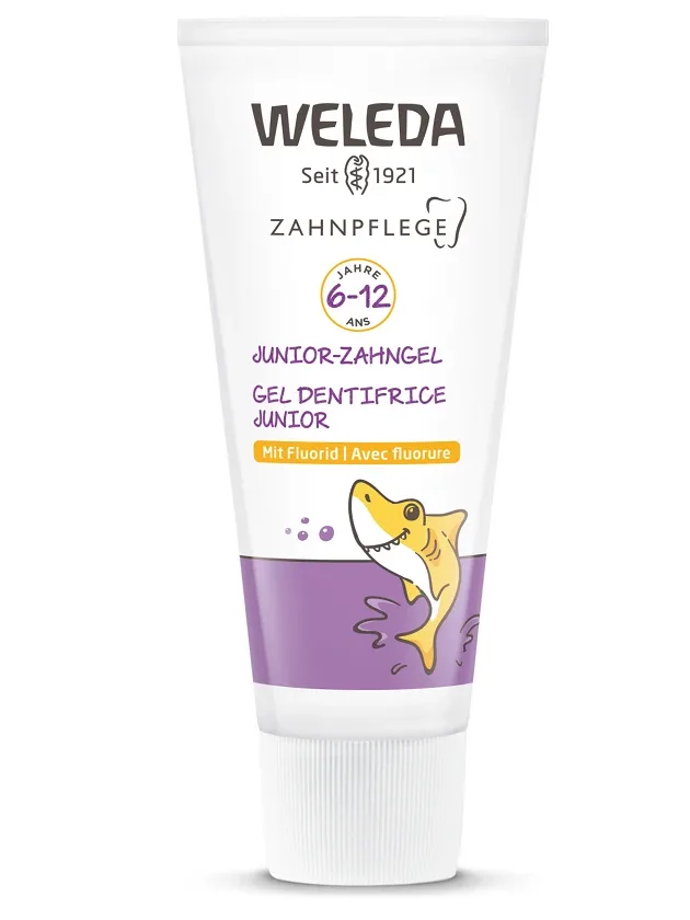 Weleda Junior zobu pasta 6-12 g.V. ar fluoru, 50 ml