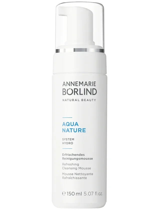 Annemarie Borlind Aquanature atsvaidzinošas attīrošas putas, 150 ml