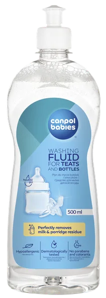 Canpol Babies mazgāšanas līdzeklis priekš uzgaļiem un pudelēm, 500 ml