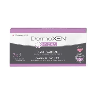 Dermoxen Hydra vaginālās svecītes N7